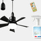 🔥Rebajas: 60 % de descuento🎁 Ventilador de techo y lámpara 2 en 1 portátil con mando a distancia