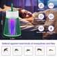 🔥Promoción de verano🦟Lámpara portátil USB/recargable para mosquitos y moscas, para interiores y exteriores.