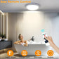 Luz de techo LED recargable con sensor de movimiento y control remoto