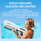 Chorro de agua eléctrico de largo alcance con LED