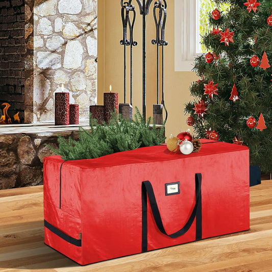 🌟Bolsa de almacenamiento impermeable y duradera con forma de árbol de Navidad 🎄
