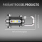 Linterna portátil recargable y brillante para llavero