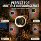 Lámpara Solar de Pared con Proyector de Mandala para Jardín y Patio