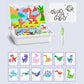 🧩 75% DE DESCUENTO ! 🎨 Puzzles Magnéticos de Vestir para Caras - Juego Educativo de Doble Cara para Niños, Ideal para Viajes y Aprendizaje Creativo ✨🧒