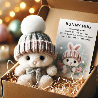 🔥Último día: COMPRA 3 Y LLEVA 1 GRATIS - Abrazo de Conejito🐇Hecho a mano, Regalo Lindo de Pascua🎁