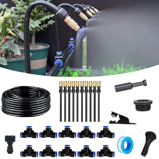 🔥Último día 50% de descuento✨🌱Sistema de riego automático para jardín curvo 360°