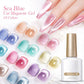 Esmalte de Uñas de Gel 18 Colores Aguamarina Brillante Ojos de Gato