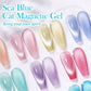Esmalte de Uñas de Gel 18 Colores Aguamarina Brillante Ojos de Gato