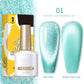 Esmalte de Uñas de Gel 18 Colores Aguamarina Brillante Ojos de Gato
