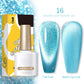 Esmalte de Uñas de Gel 18 Colores Aguamarina Brillante Ojos de Gato