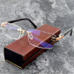 Gafas de lectura multifocal progresivas anti-azul de alta dureza Sapphire para leer de cerca y de lejos.