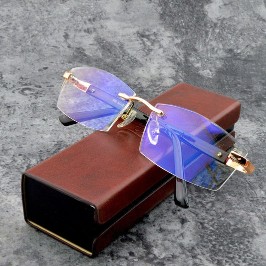 Gafas de lectura multifocal progresivas anti-azul de alta dureza Sapphire para leer de cerca y de lejos.