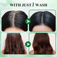 Tinte de Cabello Burbuja con Extracto de Planta Pura para Cabello Canoso