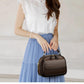 Artículos de Moda- Elegante Bolso Cruzado de Doble Capa con Correa Ancha
