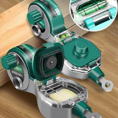 Carrete de Línea de Tiza Manual Duradero con Nivelador