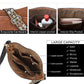 Bolso crossbody versátil de piel para mujer