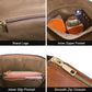 Bolso crossbody versátil de piel para mujer