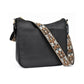 Bolso crossbody versátil de piel para mujer
