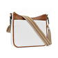 Bolso crossbody versátil de piel para mujer