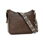 Bolso crossbody versátil de piel para mujer