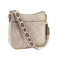 Bolso crossbody versátil de piel para mujer