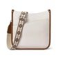 Bolso crossbody versátil de piel para mujer