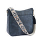 Bolso crossbody versátil de piel para mujer