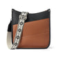 Bolso crossbody versátil de piel para mujer