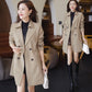🔥Otoño Hot Sale🍃Cómoda gabardina con solapa entallada💝