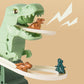 Juego de Pista de Carreras de Dinosaurios Eléctricos para Niños