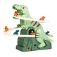 Juego de Pista de Carreras de Dinosaurios Eléctricos para Niños