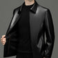 Chaqueta de Cuero Clásica para Hombre – Estilo y Elegancia Duradera 🖤👨‍💼