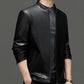 Chaqueta de Cuero Clásica para Hombre – Estilo y Elegancia Duradera 🖤👨‍💼