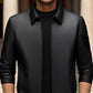 Chaqueta de Cuero Clásica para Hombre – Estilo y Elegancia Duradera 🖤👨‍💼