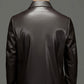 Chaqueta de Cuero Clásica para Hombre – Estilo y Elegancia Duradera 🖤👨‍💼
