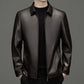 Chaqueta de Cuero Clásica para Hombre – Estilo y Elegancia Duradera 🖤👨‍💼