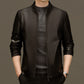 Chaqueta de Cuero Clásica para Hombre – Estilo y Elegancia Duradera 🖤👨‍💼