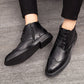 Botas brogue con punta de ala tallada y cordones para hombre