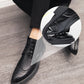 Botas brogue con punta de ala tallada y cordones para hombre