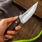 Cuchillo de deshuesado curvado y afilado portátil con vaina