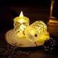 🔥Juego de 3 piezas🕯️🎁 Luz de vela sin llama de cristal