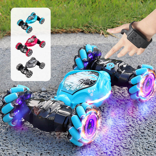 [Regalo perfecto para niños] Coches acrobáticos con detección de gestos y control remoto