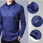👔Especiales Otoño/Invierno🔥Camisa fina sin planchado para hombre