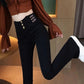 🔥Descuento limitado del 50% 🔥Pantalones acampanados de cintura alta para mujer con forro de felpa