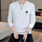 Top de manga larga de moda para hombre