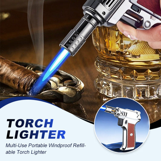 Mechero antorcha recargable multiusos portátil a prueba de vient