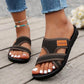 Sandalias Cómodas para Pie Ancho, Planas y de Punta Abierta