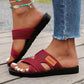 Sandalias Cómodas para Pie Ancho, Planas y de Punta Abierta