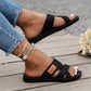 Sandalias Cómodas para Pie Ancho, Planas y de Punta Abierta