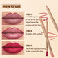 Set de lápices de labios de 12 colores para delinear los labios a prueba de manchas